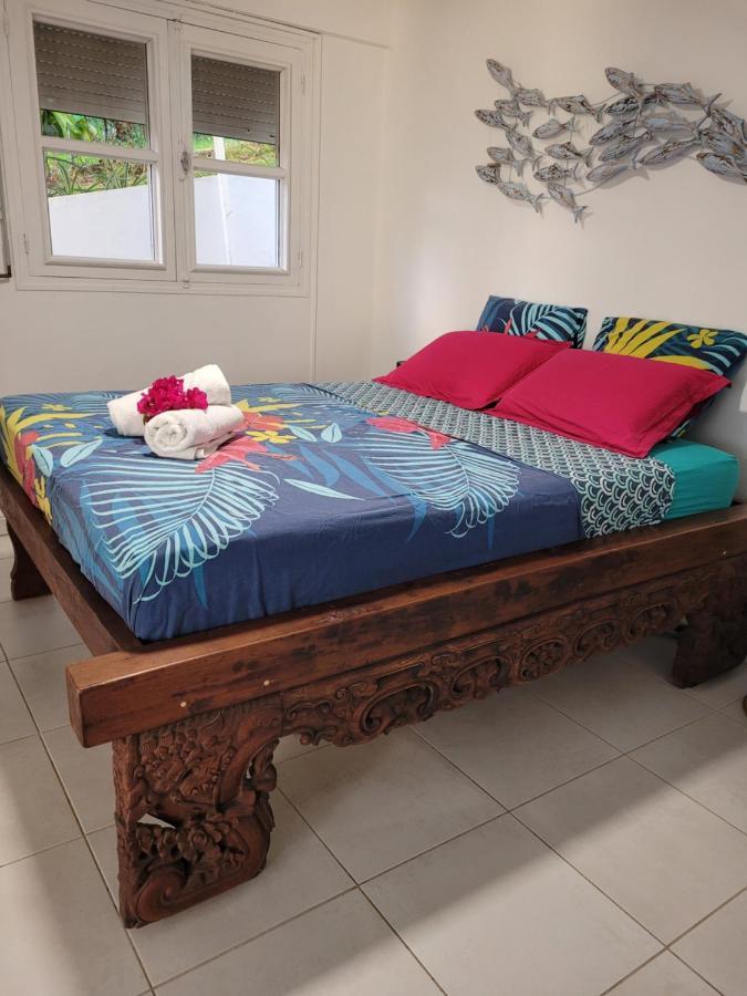 Appartement Prive Eco-Responsable, Vue Sur La Mer Des Caraibes Et Jardin Clos, Wifi, A 2Mn De La Plage 상트루스 외부 사진