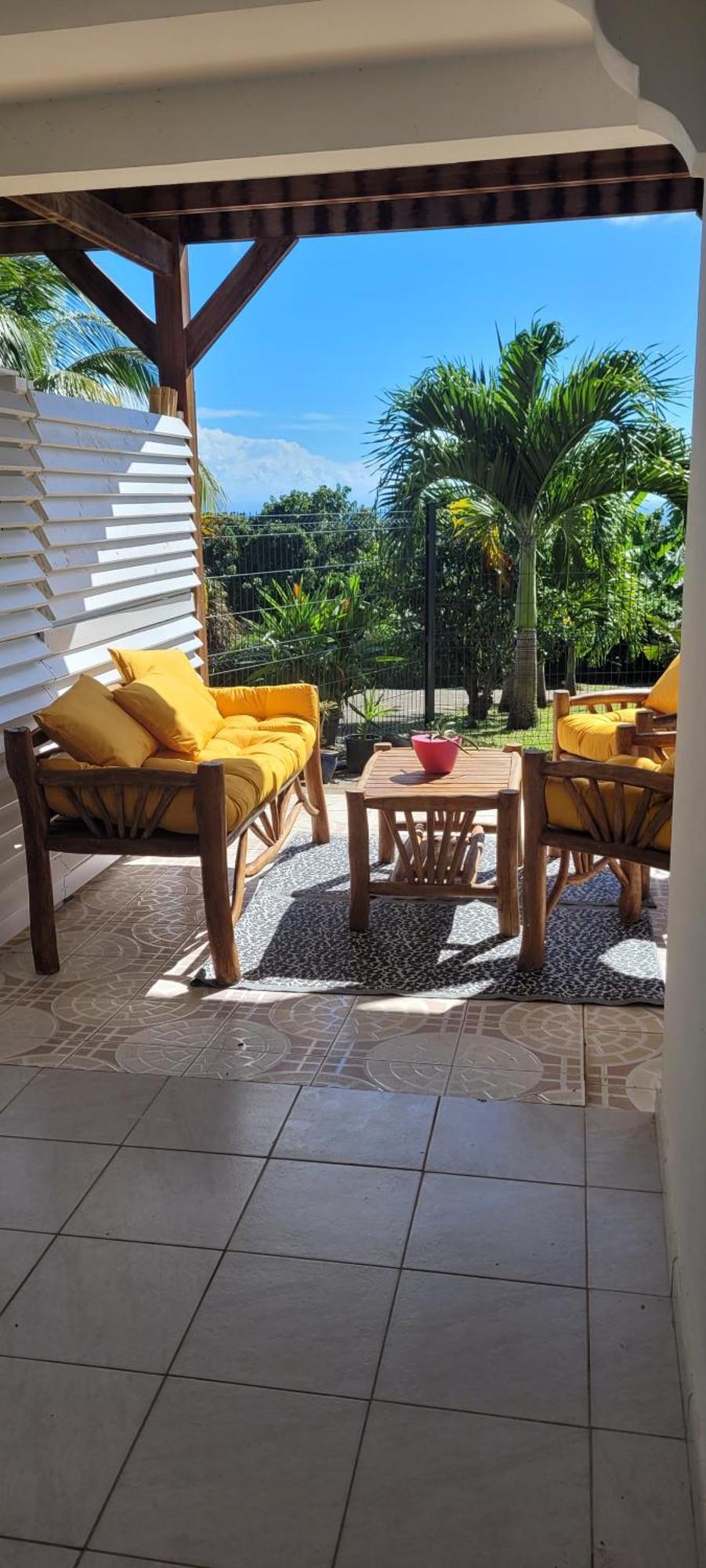 Appartement Prive Eco-Responsable, Vue Sur La Mer Des Caraibes Et Jardin Clos, Wifi, A 2Mn De La Plage 상트루스 외부 사진
