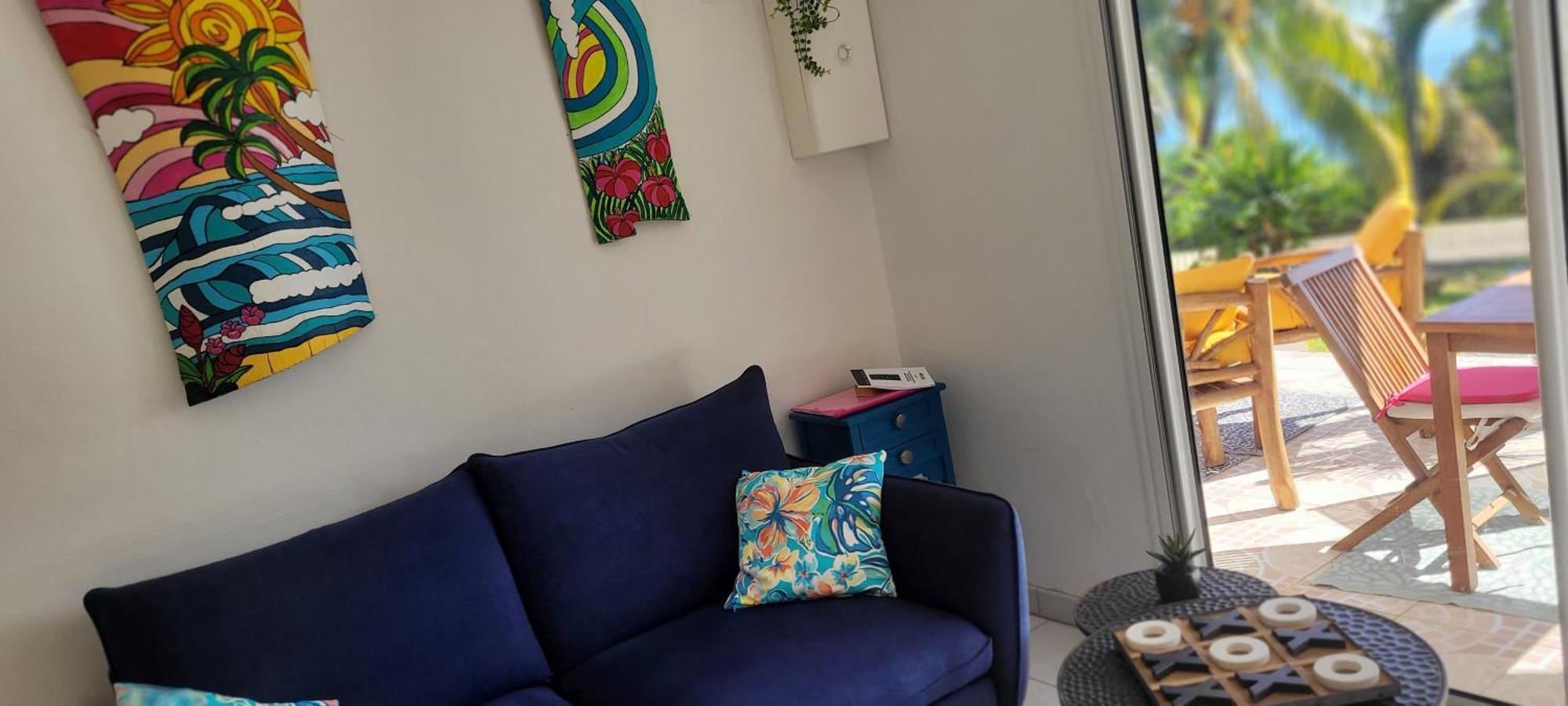 Appartement Prive Eco-Responsable, Vue Sur La Mer Des Caraibes Et Jardin Clos, Wifi, A 2Mn De La Plage 상트루스 외부 사진